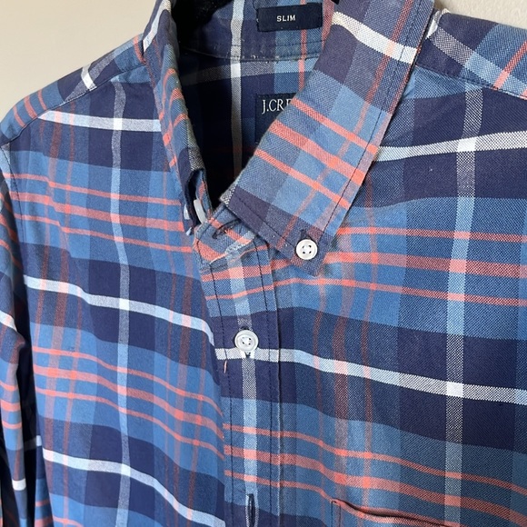 J crew Oxford men’s small button down shirt slim fit - Picture 3 of 4